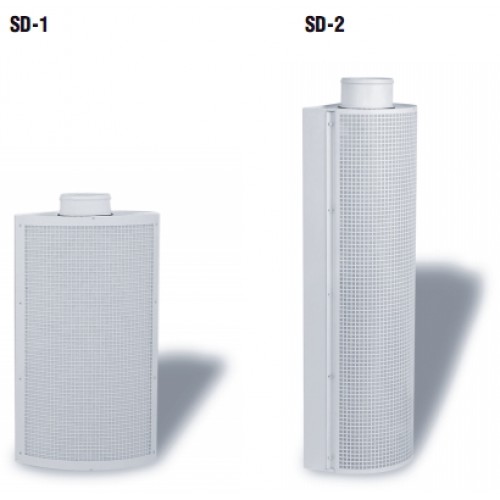Воздухораспределители для вытесняющей вентиляции SD-1, SD-2, SD-3, SD-6