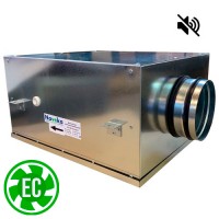 Вентилятор канальный круглый шумоизолированный VS(EC1/P225)- 160 Compact (0,1 кВт; 0,75А)