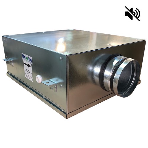 Вентилятор канальный круглый шумоизолированный VS(AC1)- 100(D190) Compact (0,07 кВт; 0,3А)