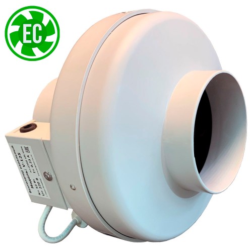 Вентилятор канальный круглый V(EC1)- 125(P190) (пластиковый корпус) (0,05 кВт; 0,4А)
