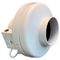 Вентилятор канальный круглый V(EC1)- 125(Bs190) (пластиковый корпус) (0,09 кВт)